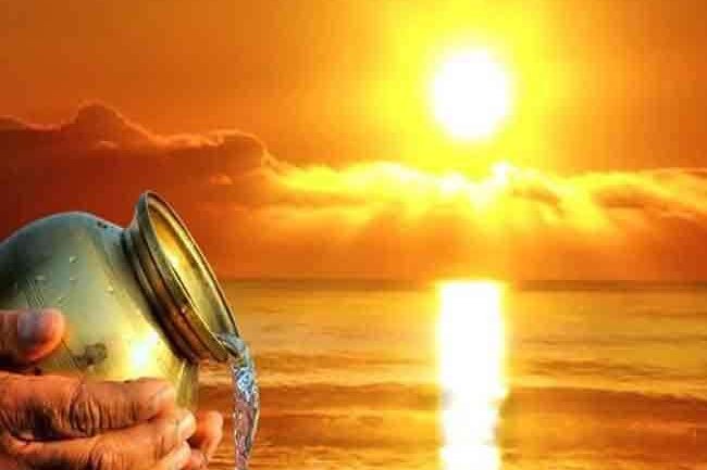 सूर्य अर्घ्य का उचित समय 